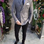 Tinuta 6 piese: Sacou-Pantalon-Camasa-Cravata-Curea-Batista- TN194