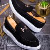 Mocasini de barbati casual, negru , talpa inalta ultra-usoara – AD750