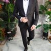 Costum ceremonie Negru barbati Set: Sacou, Pantalon, Papion- C5193
