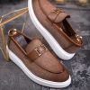 Mocasini de barbati casual, maro, talpa inalta ultra-usoara – AD806