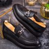 Mocasini de barbati casual, negri, talpa inalta ultra-usoara – AD811