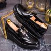Mocasini de barbati casual, negri, talpa inalta ultra-usoara – AD788