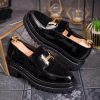 Mocasini de barbati casual, negri, talpa inalta ultra-usoara – AD787