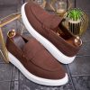 Mocasini de barbati casual, maro, talpa inalta ultra-usoara – AD773