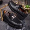 Mocasini de barbati casual, negri, talpa inalta ultra-usoara – AD772