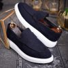 Mocasini de barbati casual, bleumarin, talpa inalta ultra-usoara – AD769