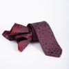 Set Cravata si batista bordo cu model- CV1239