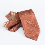 Conjunto de corbata y pañuelo estampado - CV1107