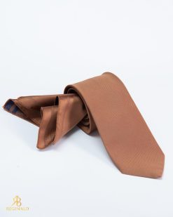 Set Cravata si batista, maro- CV1112