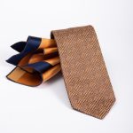 Set cravatta e fazzoletto con motivo - CV1101