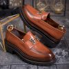 Mocasini de barbati casual, maro, talpa inalta ultra-usoara – AD817