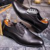 Pantofi de barbati, Negri, OneCut, Piele naturala - P1849