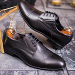 Pantofi de barbati, Negri, OneCut, Piele naturala - P1849