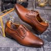 Pantofi de barbati, Maro, OneCut, Piele naturala - P1850