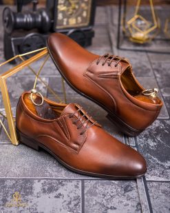 Pantofi de barbati, Maro, OneCut, Piele naturala - P1850