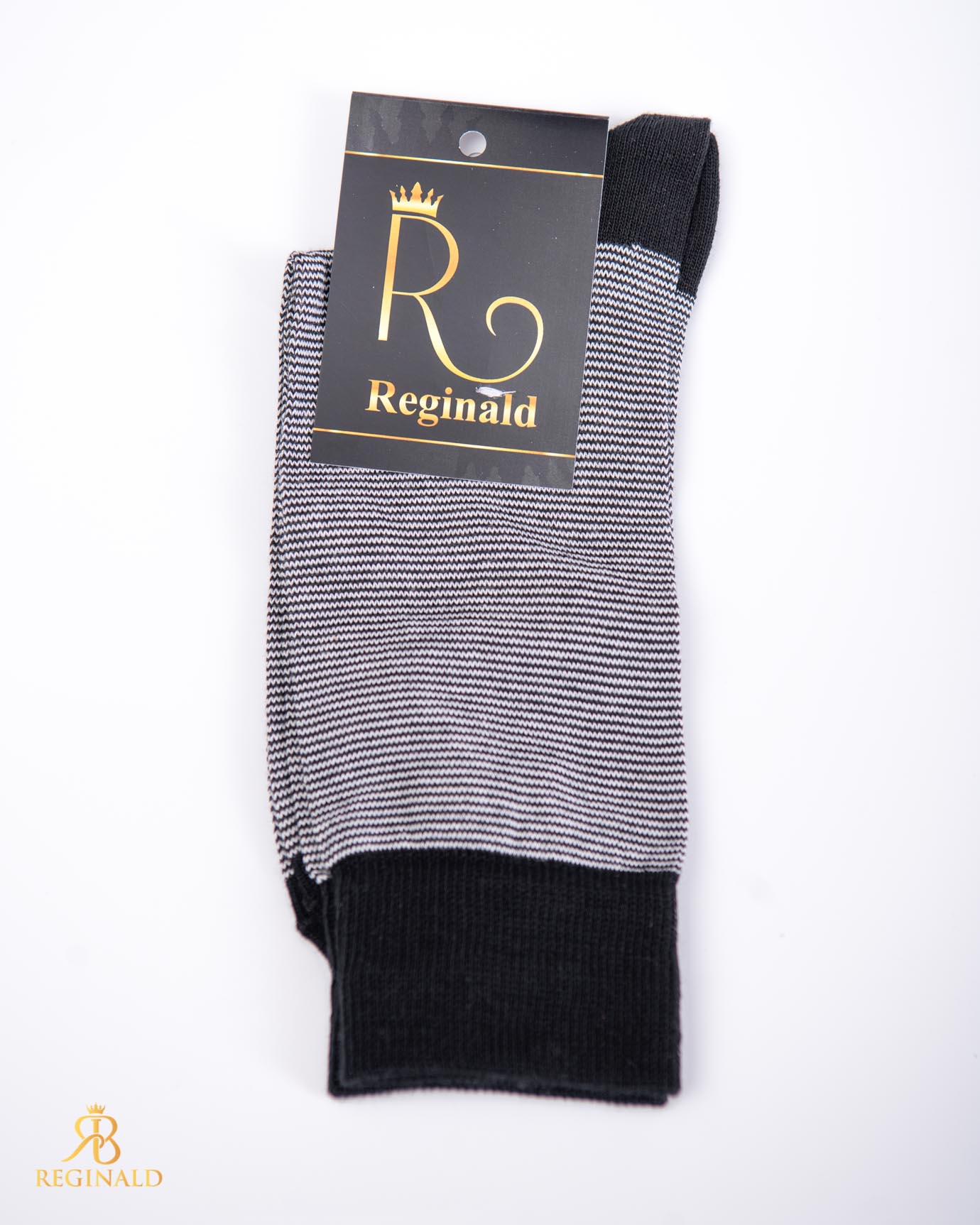 Șosete de bărbați, Negre, lungi: 39% Bumbac-23% Poliamida-38% Celiloza- ST132