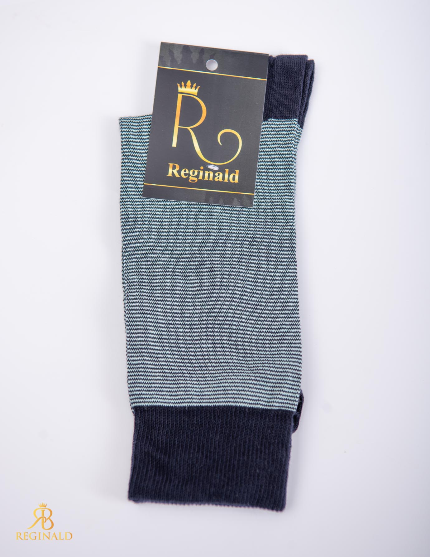 Șosete de bărbați, Bleumarin, lungi: 39% Bumbac-23% Poliamida-38% Celiloza- ST130