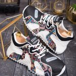 Adidasi de bărbați cu talpa înaltă, multicolor– AD826