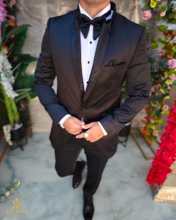 Alternative view of Costum negru NAS/MIRE, Sacou, Pantalon, Papion-C5272