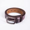 Curea din piele, Grena, Catarama metalica - CP466