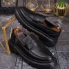 Mocasini de barbati casual, negri, talpa inalta ultra-usoara – AD845