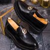 Mocasini de barbati casual, negri, talpa inalta ultra-usoara – AD856
