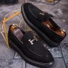 Mocasini de barbati casual, negri, talpa inalta ultra-usoara – AD873