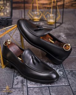 Pantofi de barbati, negru, din piele naturala-  P1877