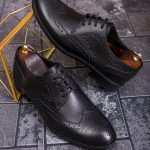 Pantofi de barbati, negru, din piele naturala-  P1876