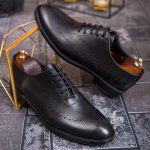 Pantofi de barbati, negru, din piele naturala-  P1875