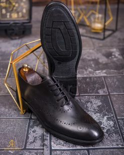 Alternative view of Pantofi de barbati, negru, din piele naturala-  P1875