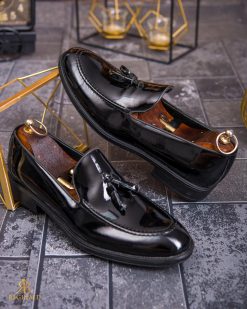 Pantofi de barbati, negru, din piele naturala-  P1879