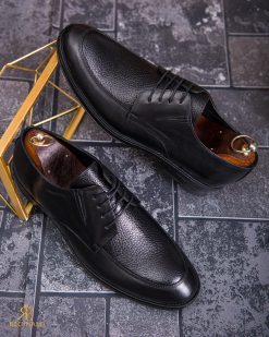 Pantofi de barbati, negru, din piele naturala- P1878