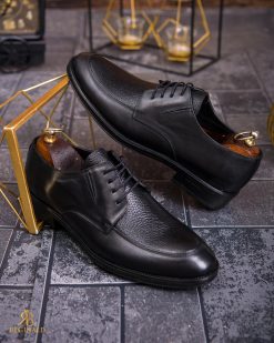 Alternative view of Pantofi de barbati, negru, din piele naturala-  P1878