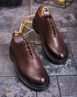 Pantofi de barbati, maro, din piele naturala- P1880