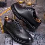 Pantofi de barbati, negru, din piele naturala- P1881