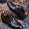 Pantofi de barbati, negru, din piele naturala-  P1866