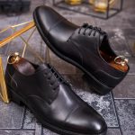 Pantofi de barbati, negru, din piele naturala-  P1866
