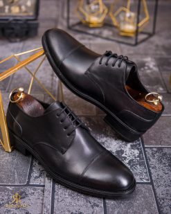 Pantofi de barbati, negru, din piele naturala-  P1866