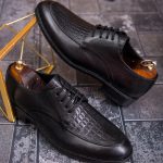 Pantofi de barbati, negru, din piele naturala-  P1867