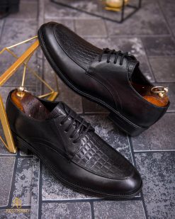 Pantofi de barbati, negru, din piele naturala- P1867