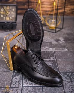 Alternative view of Pantofi de barbati, negru, din piele naturala-  P1867