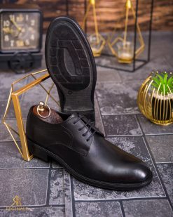 Alternative view of Pantofi de barbati, negru, din piele naturala-  P1863