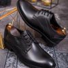 Pantofi de barbati, negru, din piele naturala-  P1868