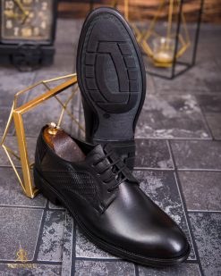Alternative view of Pantofi de barbati, negru, din piele naturala-  P1868
