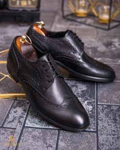 Alternative view of Pantofi de barbati, negru, din piele naturala-  P1869