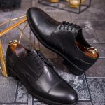 Pantofi de barbati, negru, din piele naturala-  P1870