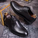 Pantofi de barbati, negru, din piele naturala-  P1871