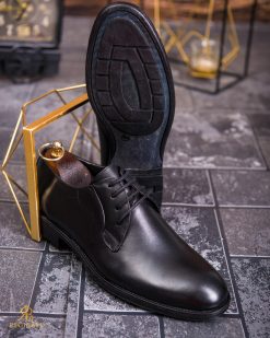 Alternative view of Pantofi de barbati, negru, din piele naturala-  P1871