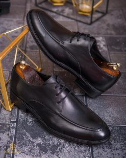 Pantofi de barbati, negru, din piele naturala- P1872